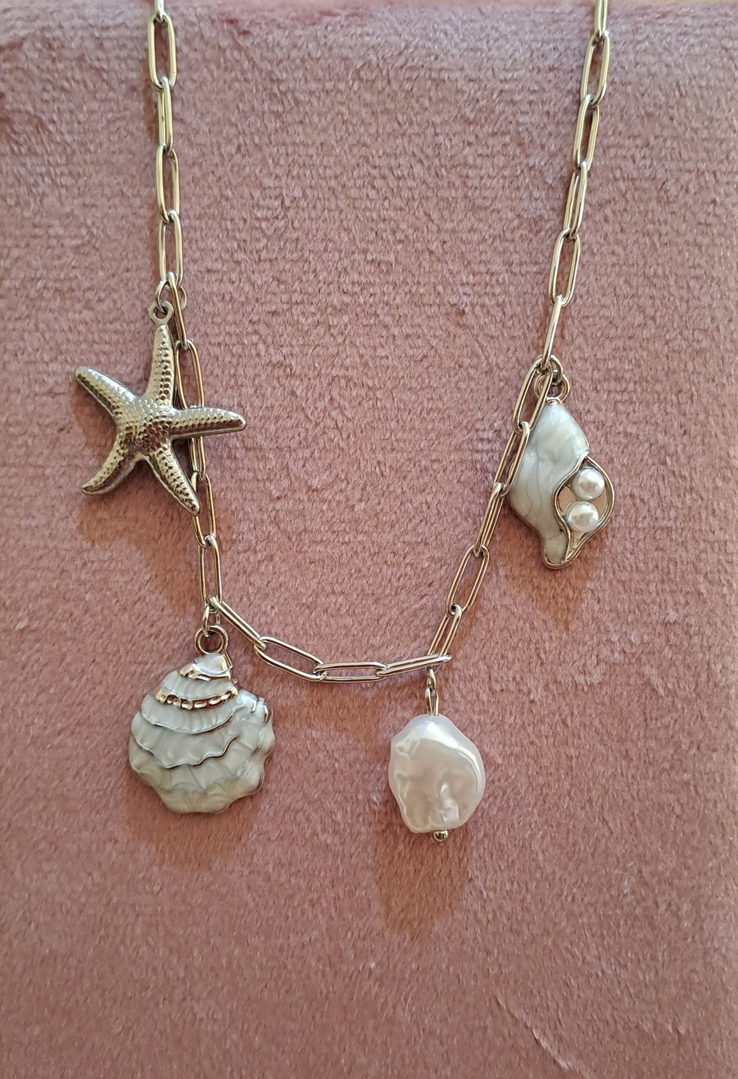 Abbracci del mare- bianco madreperla 