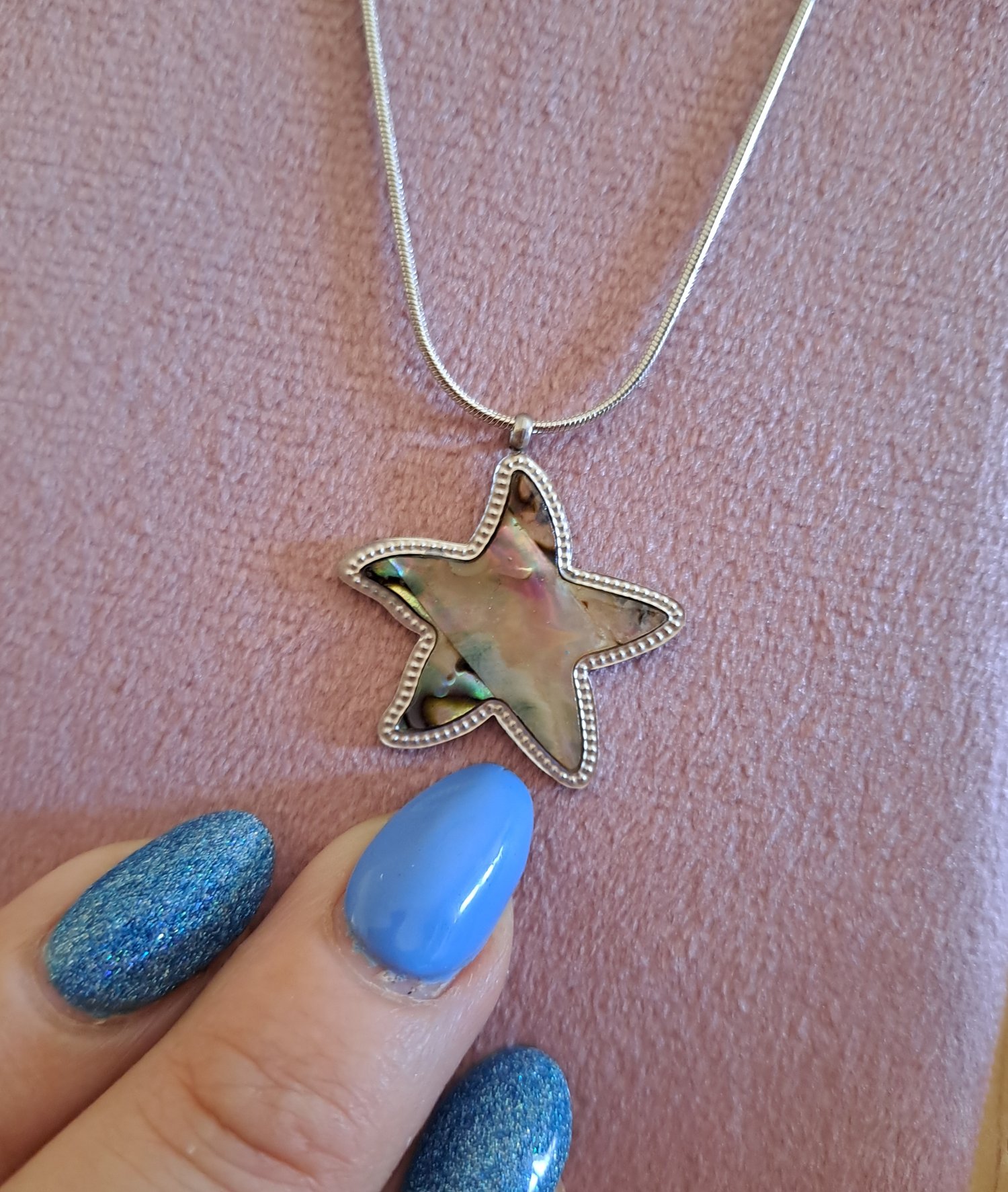 Stella in Madreperla venata Silver