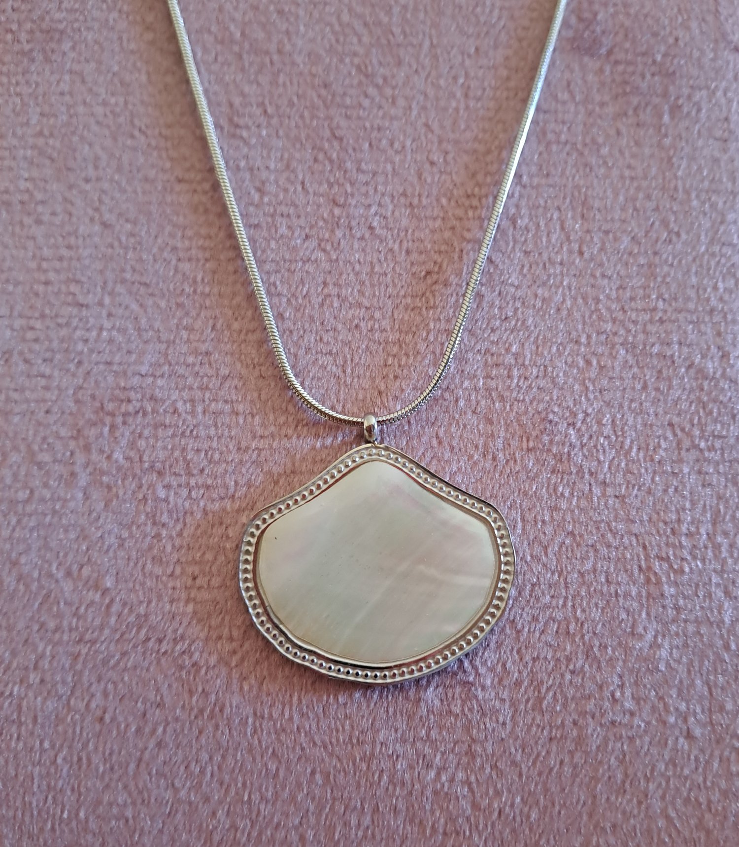 Conchiglia in Madreperla bianca silver