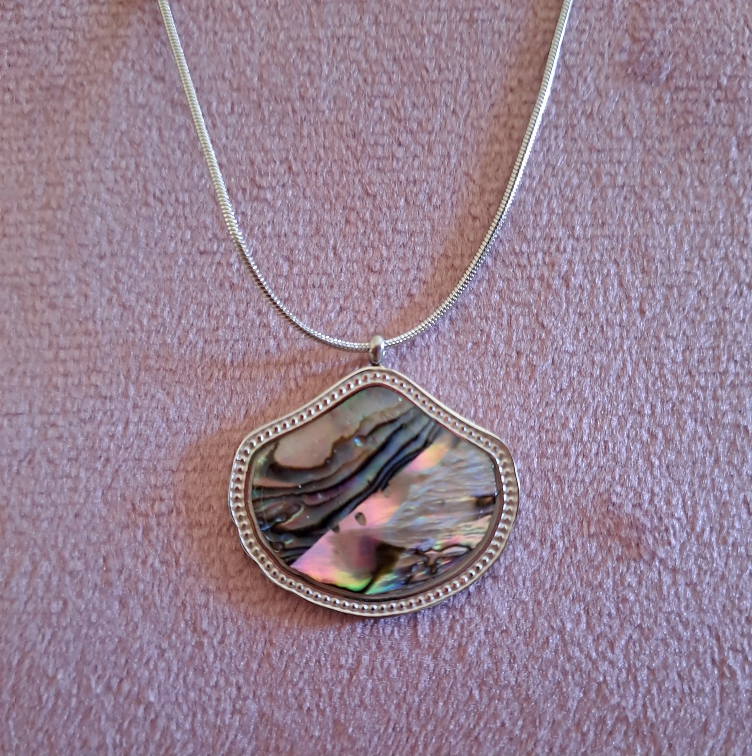 Conchiglia in Madreperla venata silver 